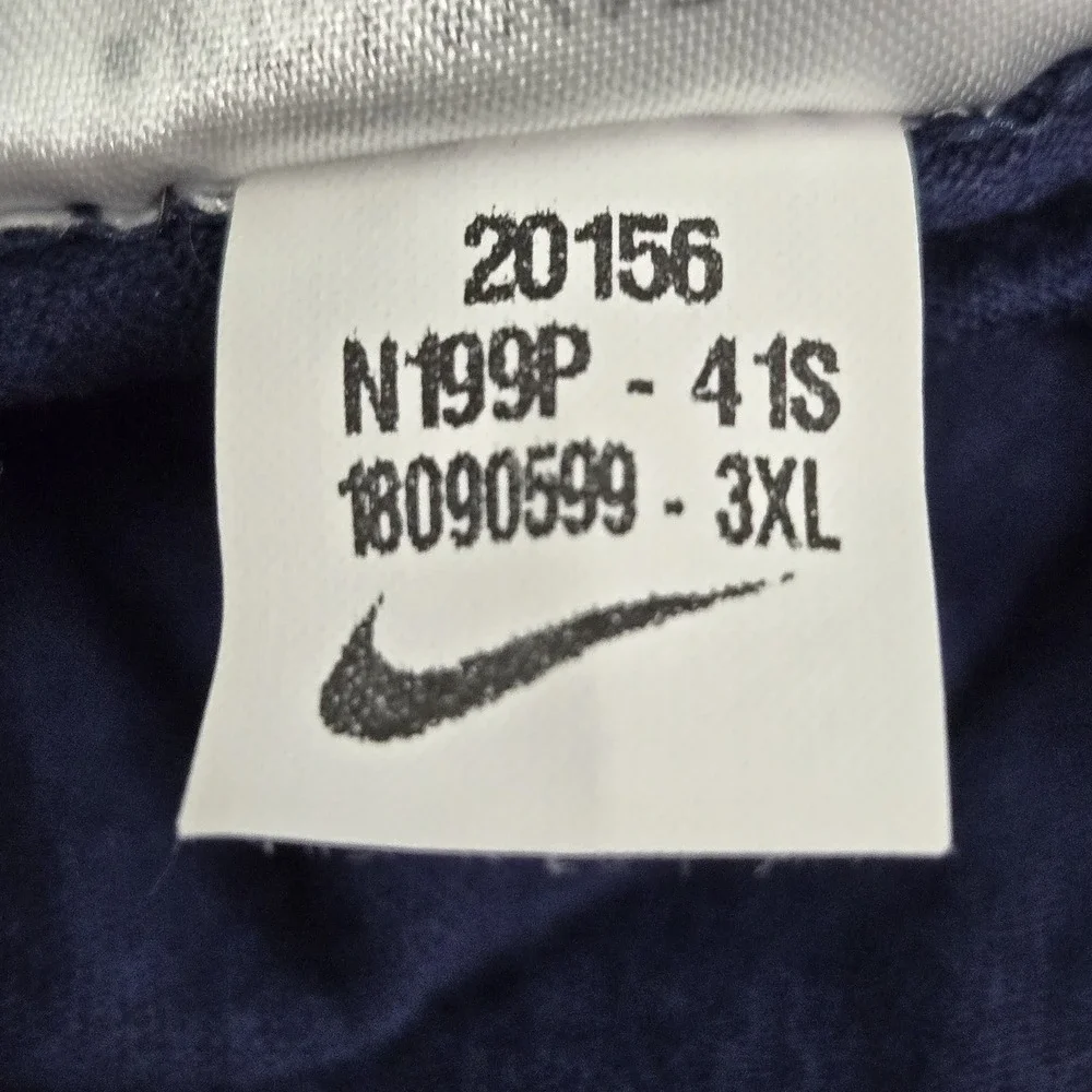 Dallas Cowboys Men Shirt 3XL Blue Nike Helmet‎ Logo Short Sleeve
